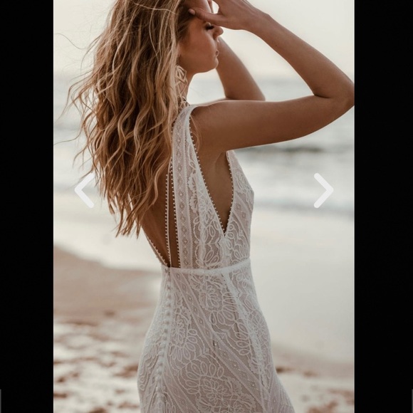 Rish Bridal Noa Wedding Dress Gown, Rish sz 1, US sz 4 - Picture 5 of 15